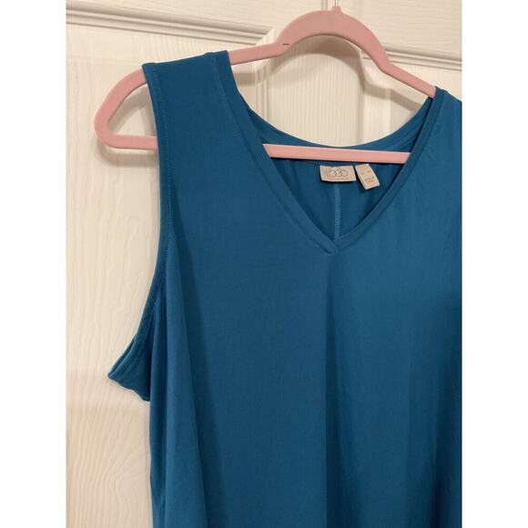 LOGO by Lori Goldstein Bundle (2) Viscose Spandex Tunic Tanks , XL - Picture 6 of 14